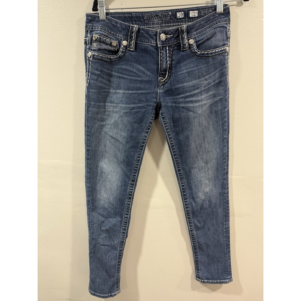 Miss Me Skinny Jeans Size 29 Mid Rise Medium Wash